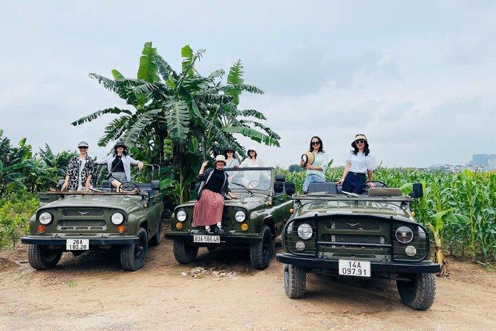ビンテージジープアドベンチャーでハノイ市内半日観光
