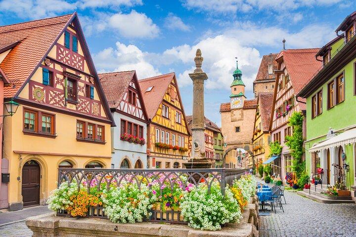 Excursión privada de un día a Harburg, Dinkelsbuhl y Rothenburg