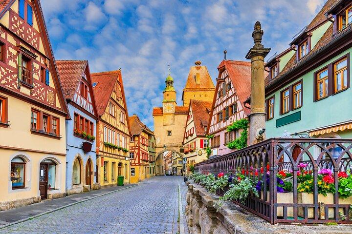 Excursión privada de un día a Harburg, Dinkelsbuhl y Rothenburg