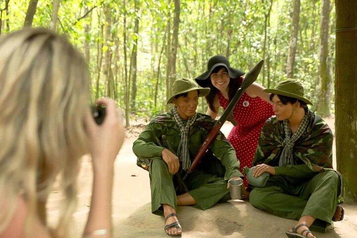 Cu Chi Tunnels Halbtagestour von Ho-Chi-Minh-Stadt