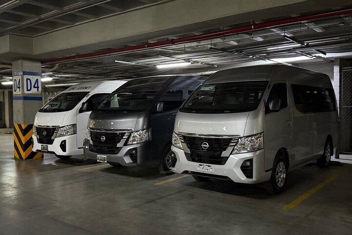 Rodada e transporte privado para o Estádio da Cidade do México