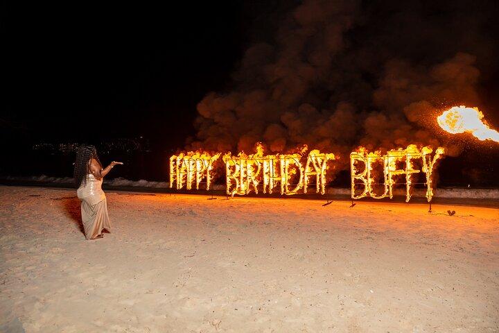 Experiencia de cumpleaños Fire Show en Montego Bay