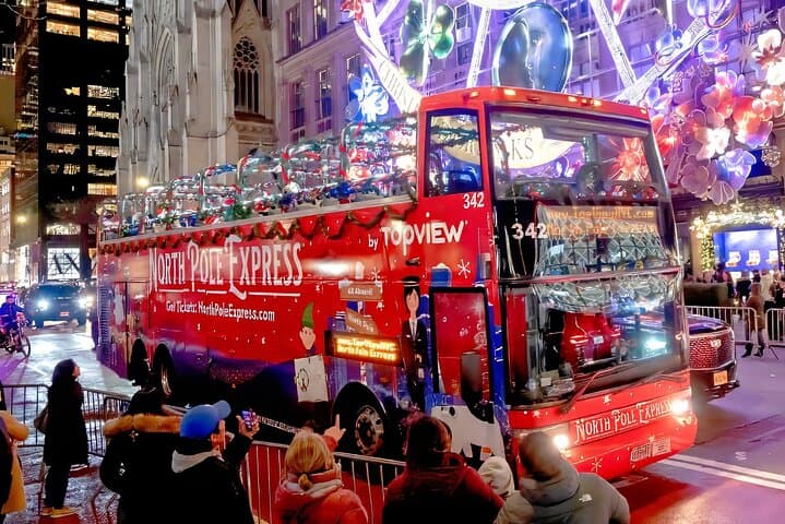 NYC Holiday Lights Sightseeing Bus Tour