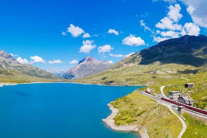 From Milan: Guided Bernina Train Tour to St Moritz and Tirano