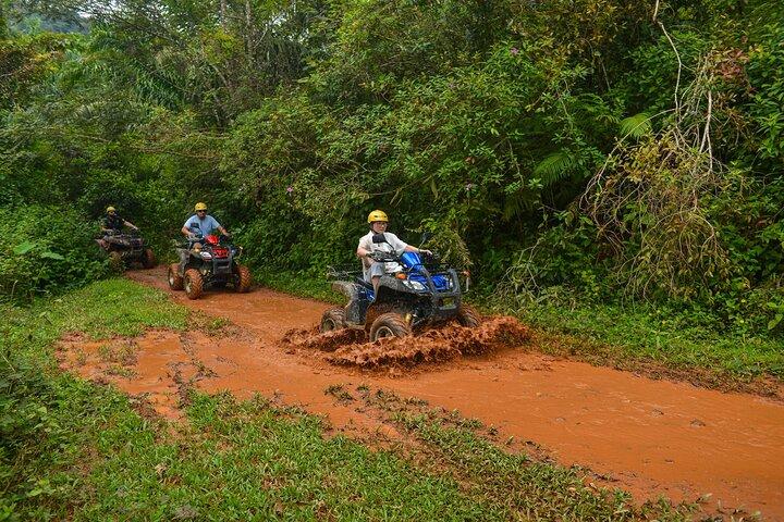 Bamboo Rafting and Monkey Cave with ATV Jungle from Phuket
