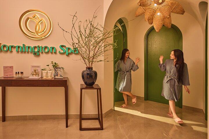 Trattamento viso di lusso in una spa tranquilla e privata