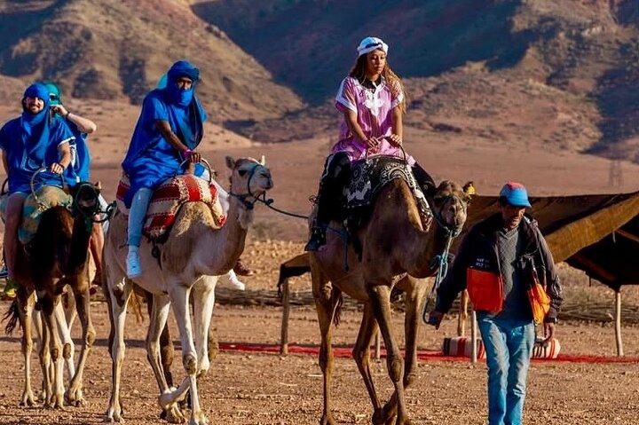 Marrakech Agafay Desert Quad, Sunset Camel Ride and Dinner Show