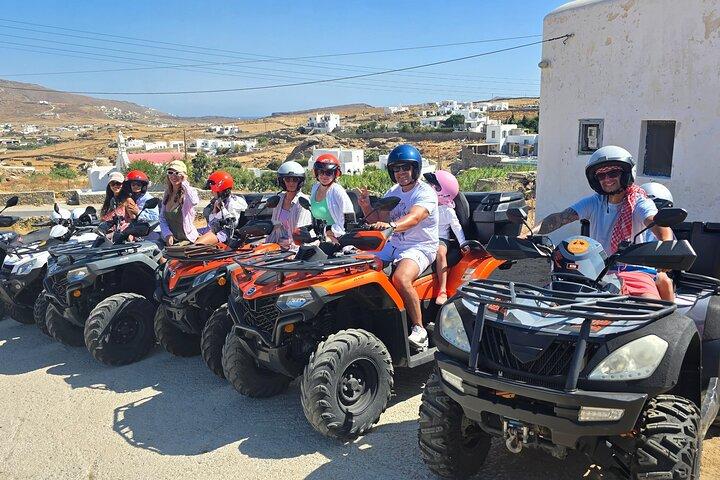 Guidad/Självguidad & Hyr ATV/QUAD och utforska mykonos på hjul