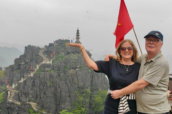 Journée complète Ninh Binh Petit groupe de 9 Visite guidée au départ de Hanoï