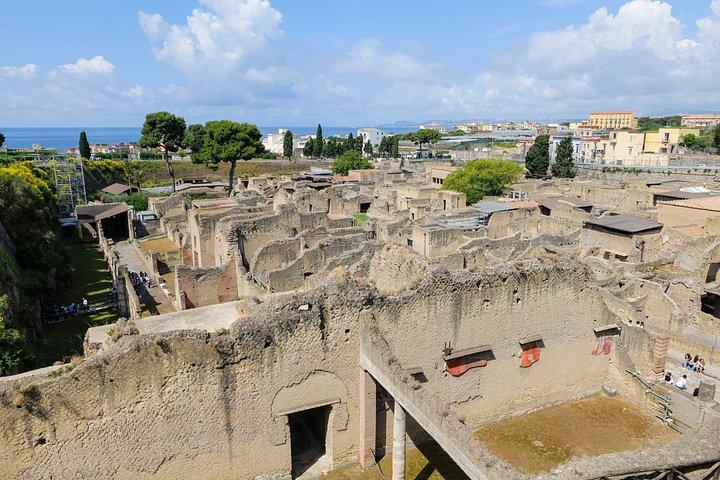 ヘルクラネウムのガイドツアー：古代ローマの家を巡る旅