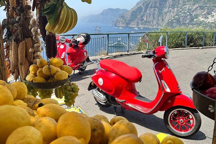 Amalfi Lemon Grove Vespa Tour Excursão panorâmica e degustação local
