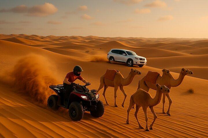Dubai Red Dunes Sunset Desert Safari mit Grill & Quad Bike