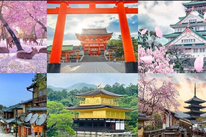 Excursión privada de 3 días a Osaka, Kioto y Nara