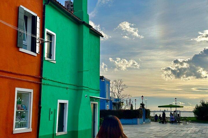 ムラーノ島：ボートツアー、ガラス工場、吹きガラスの実演
