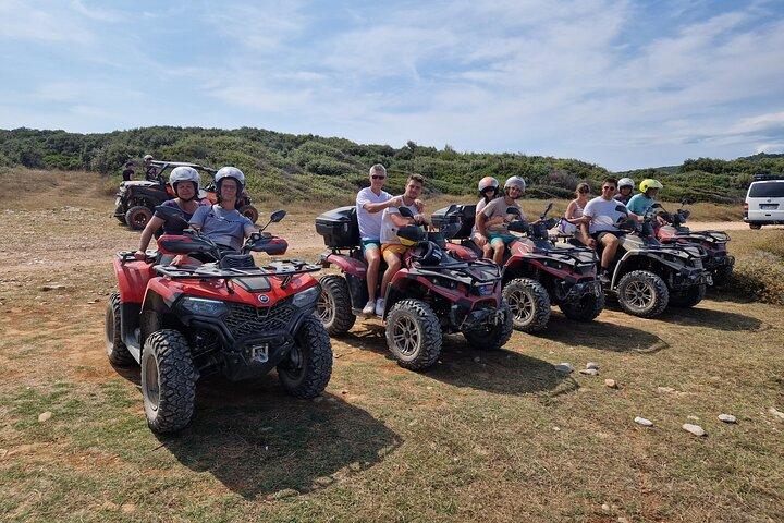 Cape Kamenjak Quad Safari 2.5h – Cliff Jump & Safari Bar