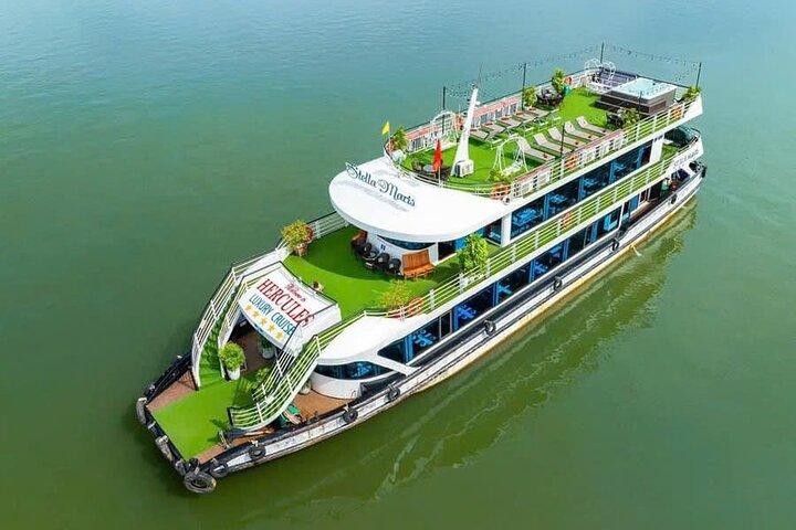 Hercules 5-Sterne-Kreuzfahrt Ganztägige Halong Bay Tour von Hanoi
