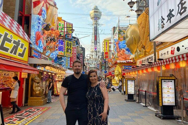 Osaka dagstur med privat bil fra Kyoto