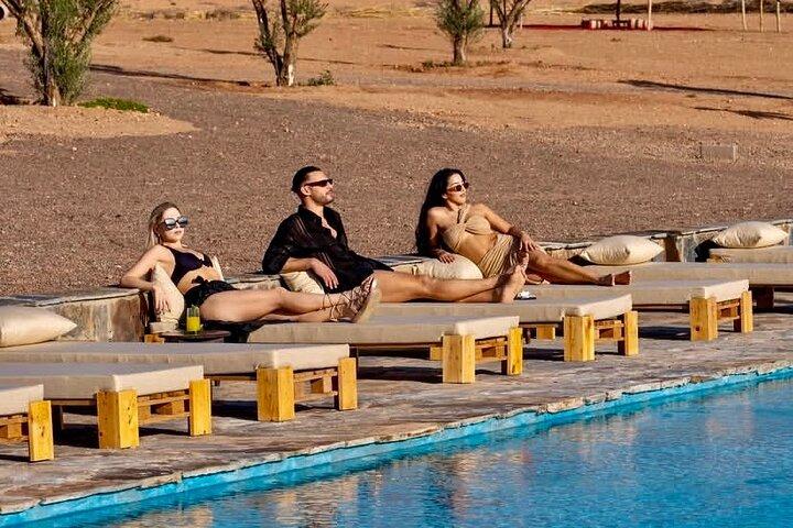 Marrakech Agafay Desert Quad, Sunset Camel Ride and Dinner Show