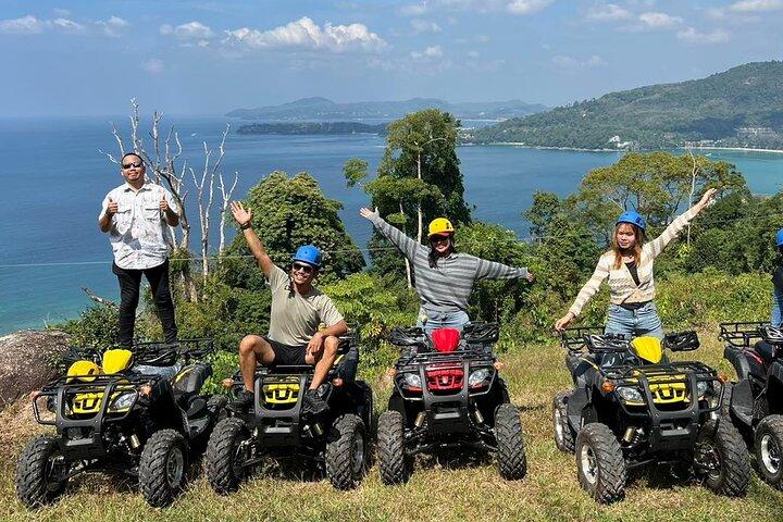シージップラインとATVアドベンチャーで空を飛ぶプーケットスカイライン
