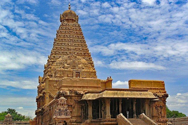 南インドの寺院、背水、宮殿