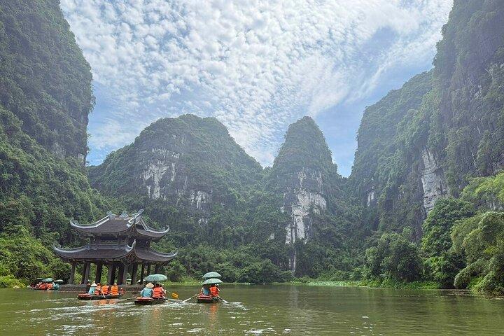 Från Hanoi: Dagstur till Trang An Naturskönt Landskap & Hoa Lu