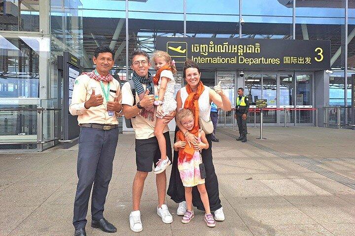 プライベートトランスファー： シェムリアップ・アンコール・インターネーション空港からホテルへ
