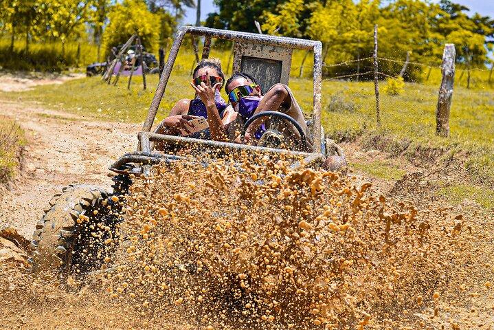 Visite en buggy ou en VTT de Punta Cana avec plage de Macao, grotte et dégustations