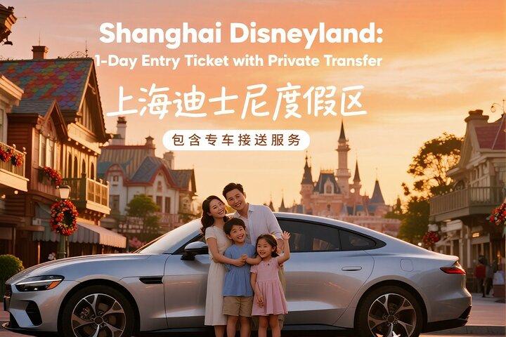 Shanghai Disneyland : 1 - Dia de entrada com transferência privada