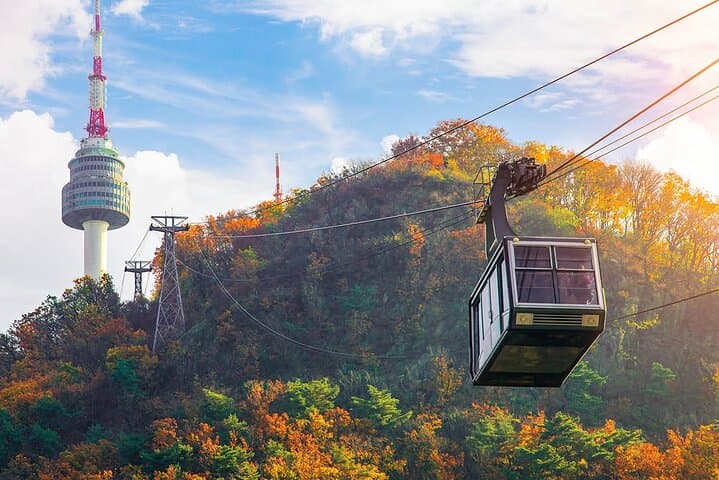 N Seoul Tower + Namsan Cable Car Ticket (Collect in Myeongdong)