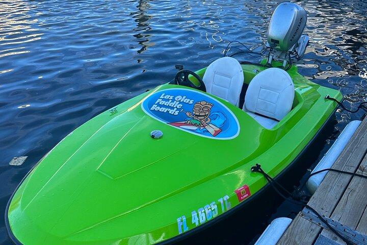 Ft. Noleggio Mini Motoscafo Lauderdale. Tour del canale, yacht, palazzo