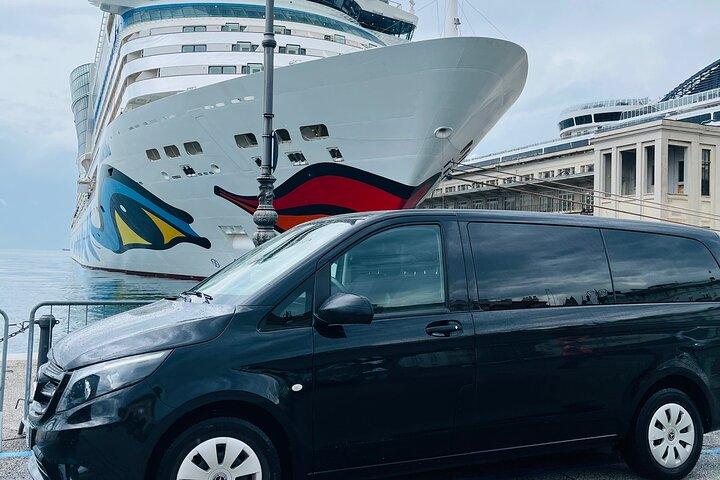 Traslado privativo de Veneza para o terminal do porto de cruzeiros de Ravenna