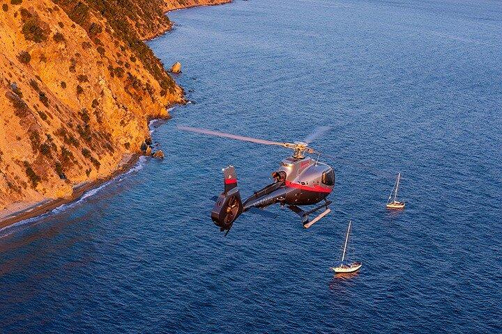 Helikopteröverföring: Catalina Island till Long Beach