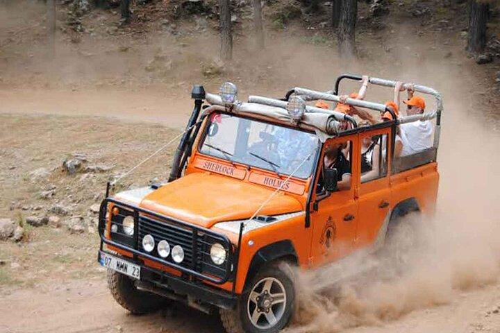 Alanya: Sapadere Canyon Jeep Safari Adrenalin & vattenfall i naturen