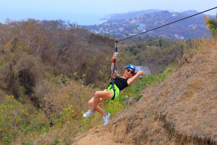 Canopy Tour-Erlebnis in Sayulita, Nuevo Nayarit.