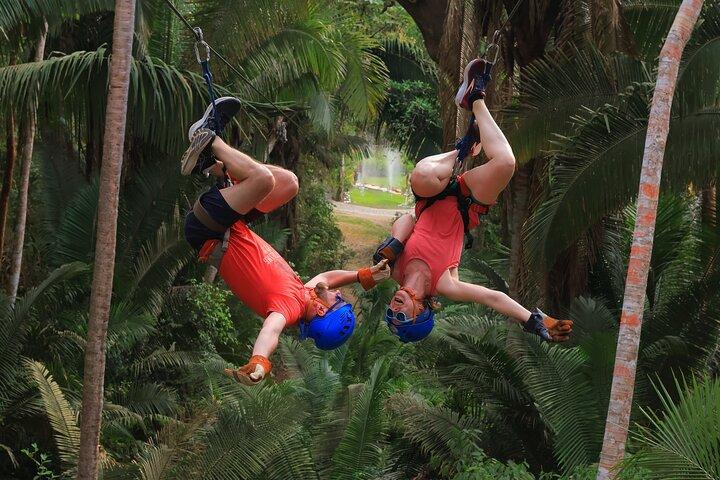 Canopy Tour-Erlebnis in Sayulita, Nuevo Nayarit.