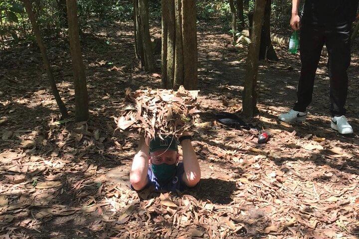 Private Geschichtstour Cu Chi Tunnels und Saigon Stadtrundfahrt