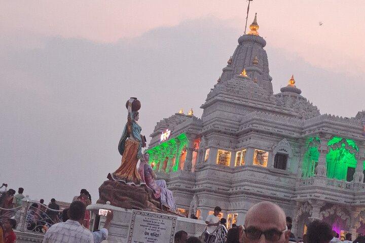 One-Day Spiritual Vrindavan Private Tour med bil (fra Delhi)