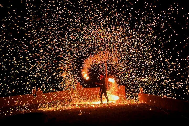 Agafay Desert Sunset Dinner & Fire Show with Optional Camel Ride