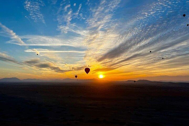 Hot Air Balloon Flight over Marrakech med traditionel morgenmad