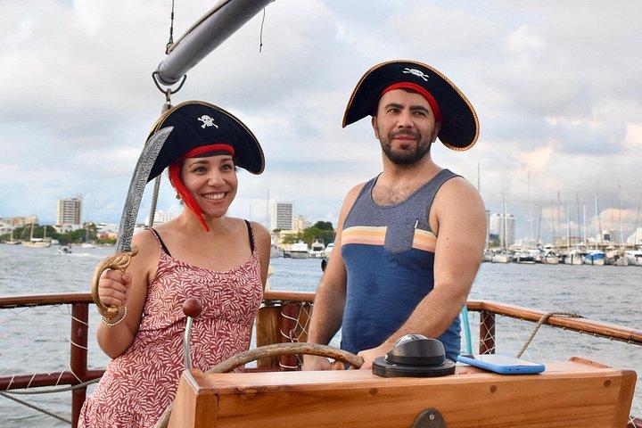 Luxury Cartagena Sunset Pirate ship Adventure, Cannon Show&Drinks