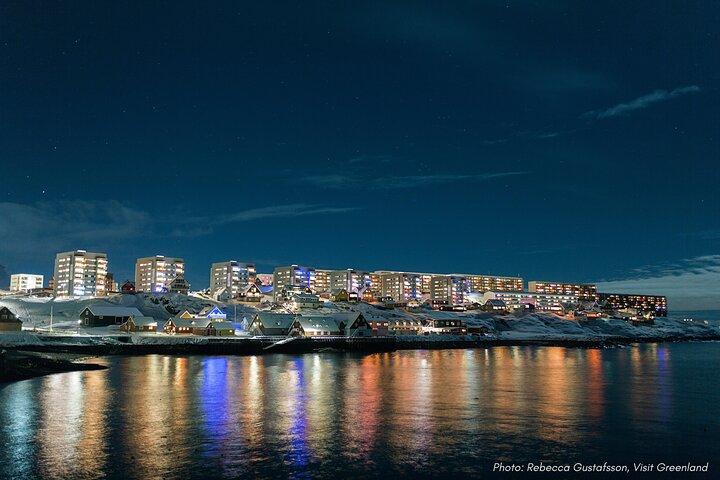 Nuuk City Höjdpunkter med bil med grönländsk provning