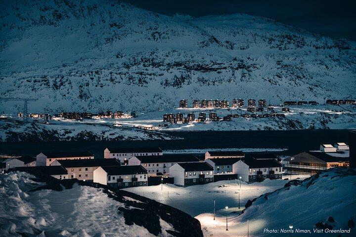 Nuuk City Höjdpunkter med bil med grönländsk provning