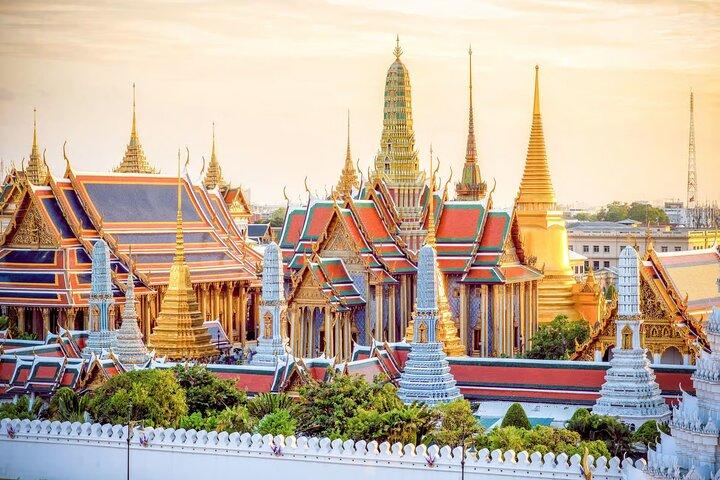 Bangkok Grand Palace tog og flyvende marked tur