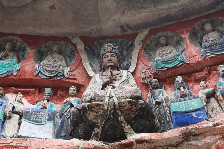 重慶発ユネスコ大図岩彫刻群1日プライベートツアー