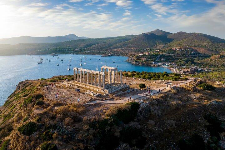 Expérience d'une journée complète à Athènes et Temple de Poséidon