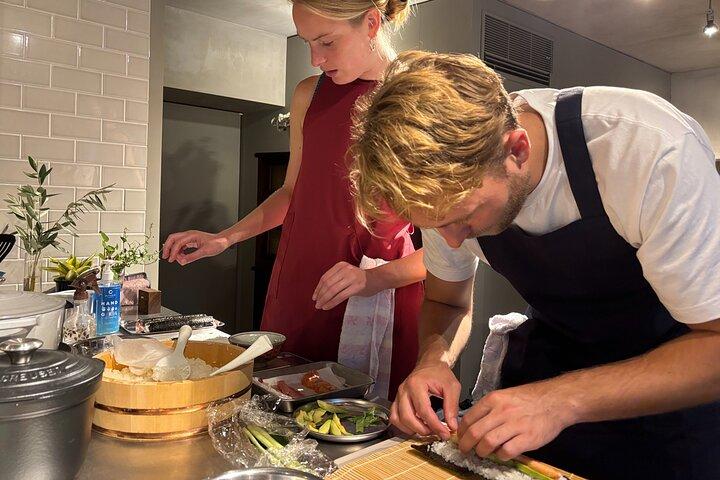 Clases de cocina japonesa cerca del castillo de Osaka
