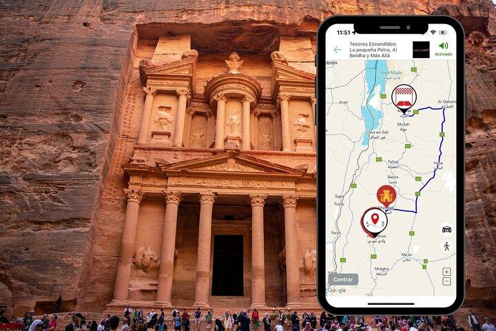 Route durch Petra in Jordanien