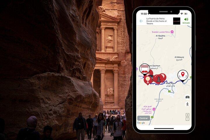 Route durch Petra in Jordanien