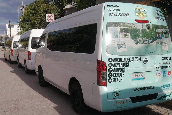 Transfer privado para Xel-Há Park ida e volta, de Cancún