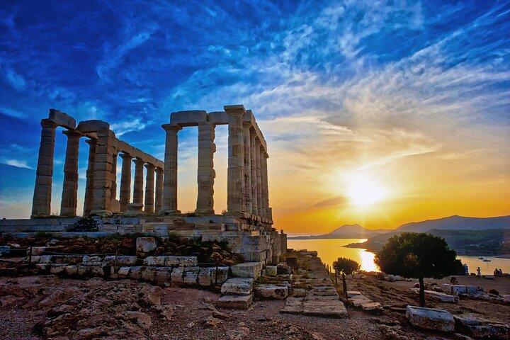 Tour privato a Capo Sunio e al Tempio di Poseidone